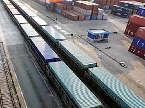 鐵路運(yùn)輸航線展示